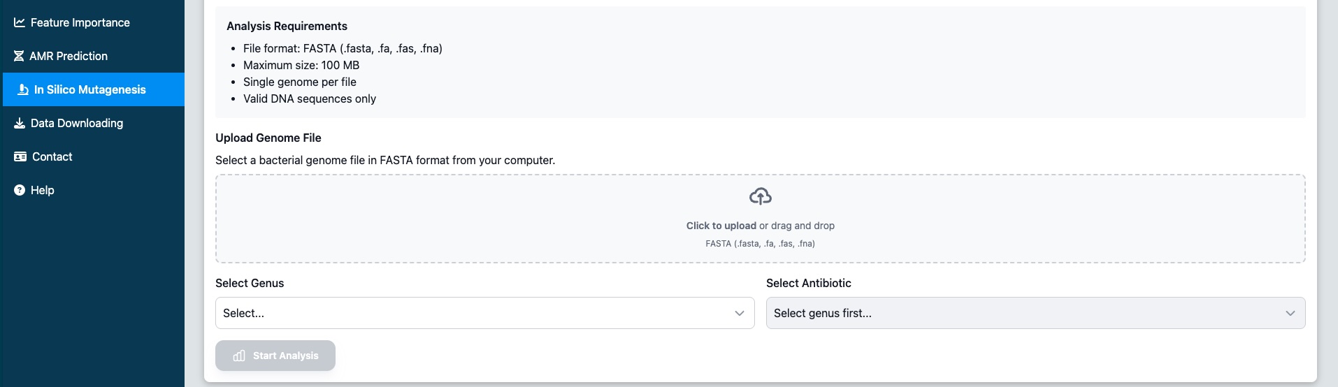 Navigate to Mutagenesis Page
